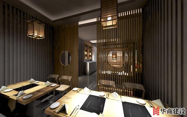 廣州170平日料店裝修，設計后實用餐位達到56位